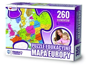 Bild von Puzzle 260 Edukacyjne mapa Europy