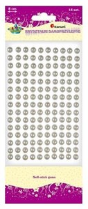 Obrazek Kryształki samoprzylepne perełki 7mm 15 pasków