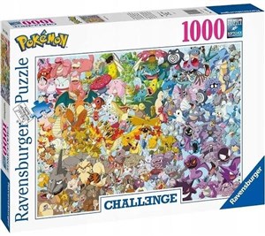 Obrazek Puzzle 2D 1000 Challenge Pokémon 15166