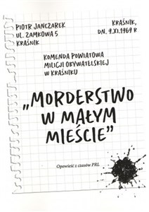 Bild von Morderstwo w małym mieście. Opowieść z czasów PRL