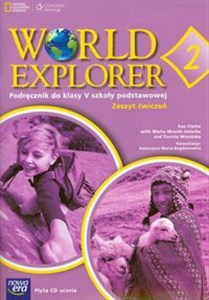 Obrazek World Explorer 2 zeszyt ćwiczeń z płytą CD Szkoła podstawowa
