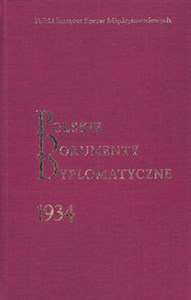 Obrazek Polskie Dokumenty Dyplomatyczne 1934