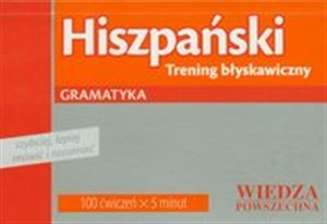 Obrazek Hiszpański trening błyskawiczny gramatyka 100 ćwiczeń x 5 minut