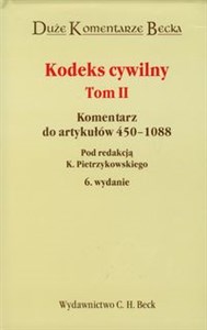 Bild von Kodeks Cywilny tom 2 Komentarz do artykułów 450 - 1088