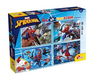 Bild von Puzzle Maxifloor Double-Face Spider-Man 4x48