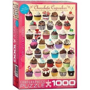 Obrazek Puzzle 1000 Chocolate Cupcakes 6000-0587