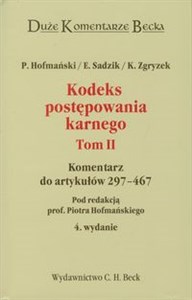 Bild von Kodeks postępowania karnego Tom 2 Komentarz do artykułów 297-467