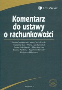 Obrazek Komentarz do ustawy o rachunkowości