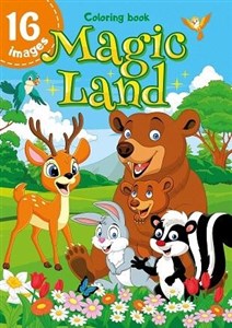 Bild von Kolorowanka A4 16 obrazków Magiczna kraina