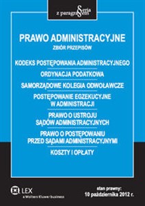 Bild von Prawo administracyjne Zbiór przepisów