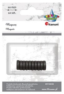 Bild von Magnesy okrągłe czarne 10mm 10szt
