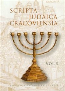 Bild von Scripta Judaica Cracoviensa vol 5