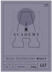 Obrazek Blok techniczny A4/10K Academy (10szt)