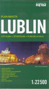 Obrazek Lublin 1:22 500 plan miasta PIĘTKA