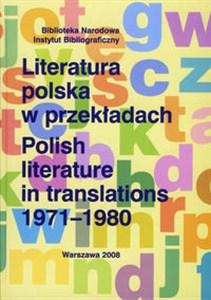 Bild von Literatura polska w przekładach 1971-1980