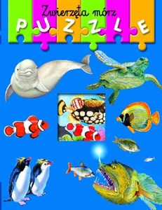 Obrazek Zwierzęta mórz. Moja pierwsza książeczka z puzzlami