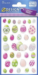 Obrazek Naklejki Wielkanocne foliowe - Jajka