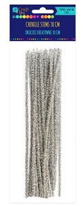 Bild von Druciki kreatywne srebrne 30 cm 25 szt.
