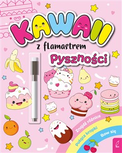 Obrazek Kawaii z flamastrem Pyszności