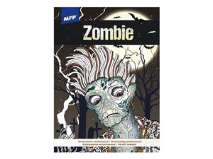 Obrazek Kolorowanka antystresowa Zombie 210x290mm