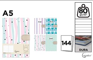 Bild von Notes A5/144K z zamknięciem na magnes MIX