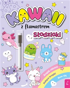 Obrazek Kawaii z flamastrem Słodziaki