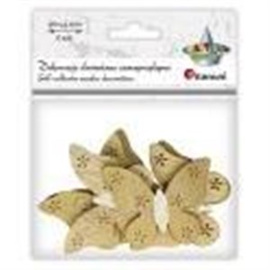 Bild von Drewniane motyle samoprzylepne 56x43mm 6szt