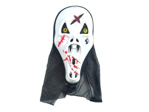 Obrazek Maska Krzyk biała - blizny