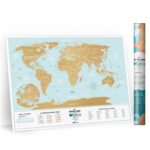 Obrazek Mapa zdrapka lagoon world en
