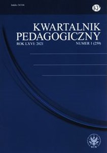 Obrazek Kwartalnik Pedagogiczny 1/2021