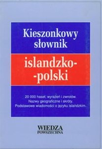 Obrazek Kieszonkowy słownik islandzko-polski