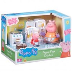 Obrazek Świnka Peppa kuchnia + figurki