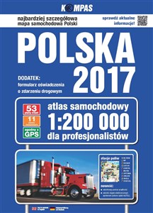 Obrazek Polska 2017 Atlas samochodowy dla profesjonalistów 1:200 000