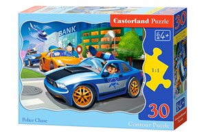 Bild von Puzzle 30 Police Chase B-03785-1