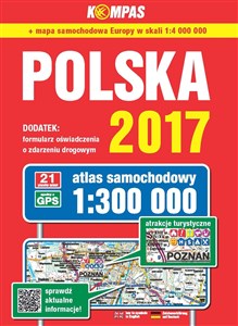 Bild von Polska 2017 Atlas samochodowy 1:300 000