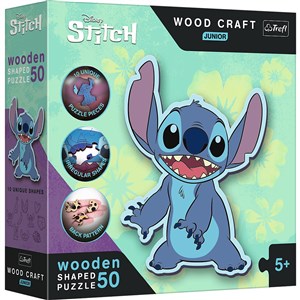 Obrazek Puzzle drewniane Disney Lilo & Stitch 50