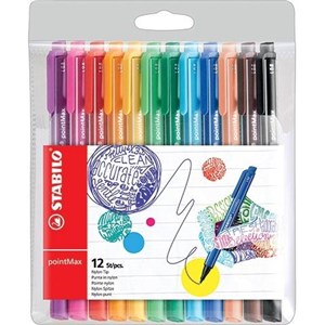 Bild von Cienkopis Pointmax etui 12 kolorów STABILO