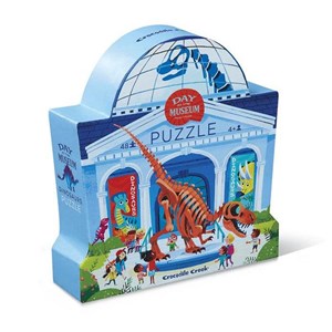 Bild von Puzzle 48 elementów Dzień w muzeum Dinozaury