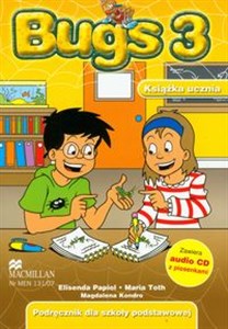 Obrazek Bugs 3 podręcznik z płytą CD Szkoła podstawowa