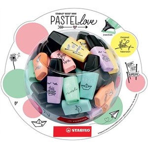 Obrazek Zakreślacz Boss mini pastellove (50szt) STABILO