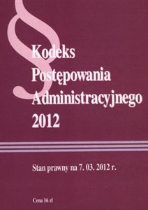 Bild von Kodeks postępowania administracyjnego 2012