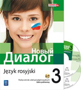 Obrazek Nowyj Dialog 3 Język rosyjski Podręcznik + 2CD Zakres podstawowy Szkoła ponadgimnazjalna