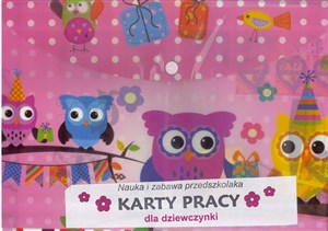 Obrazek Karty pracy dla dziewczynki. Nauka i zabawa...