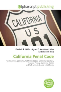 Obrazek CALIFORNIA PENAL CODE