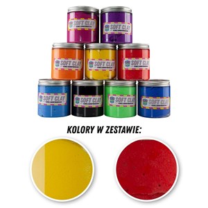 Bild von Glinka zestaw 1 - 2 kolory po 100g (żółty/czerwony)