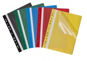 Obrazek Skoroszyt Budget PP A4 z perf. Evo turkus (25szt)