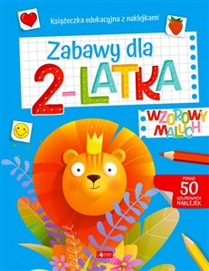 Bild von Wzorowy maluch Zabawy dla 2-latka Książeczka edukacyjna z naklejkami