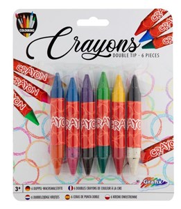 Obrazek Kredki dwustronne 6 sztuk