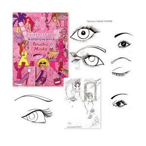Obrazek Książeczka do kolorowania. Studio mody