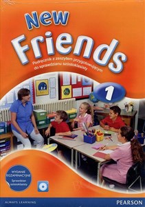 Obrazek New Friends 1 Podręcznik z płytą CD Szkoła podstawowa